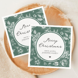 Botanical Christmas Pappersservett