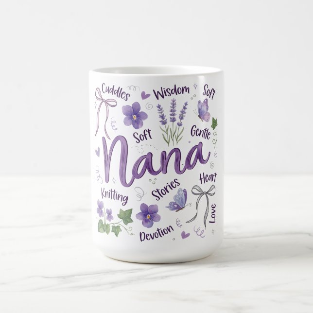 Botanical Coquette Mother's Day/Nana Kaffemugg (Center)