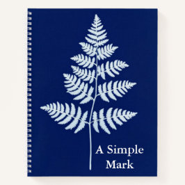 Botanical Cyanotype Art | Fern Silhouette Print