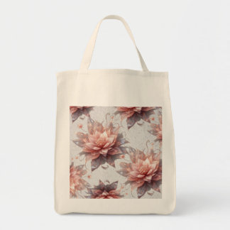 Botanical Floral Grocery Tote – Eco Friendly bag Tygkasse