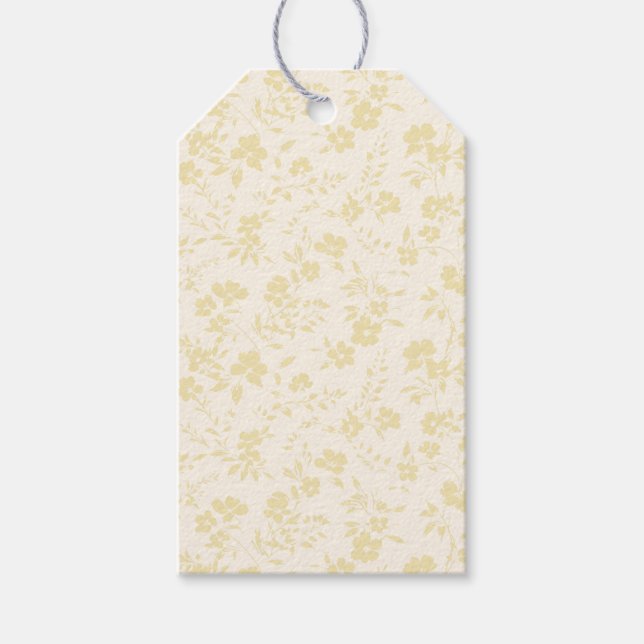 Botanical Garden Buttercream - Neutral Presentetikett (Framsidan)