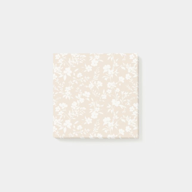 Botanical Garden Neutral - Soft Linen Post-it Block (Framsida)