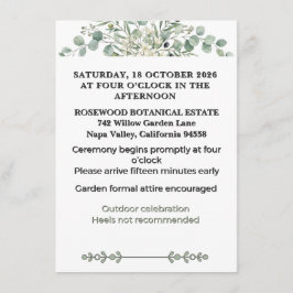 Botanical Garden Romance Details  Tilläggskort