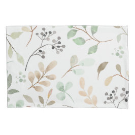 Botanical Leaves Pillowcase