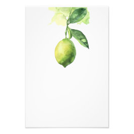 Botanical Lemon Watercolor Art Print-Stage2 Fototryck