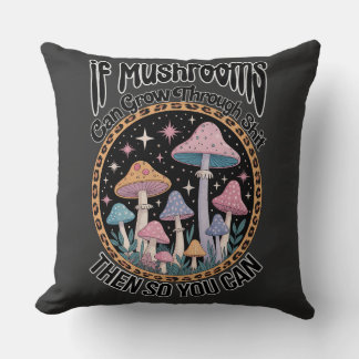 Botanical Mushroom Kudde