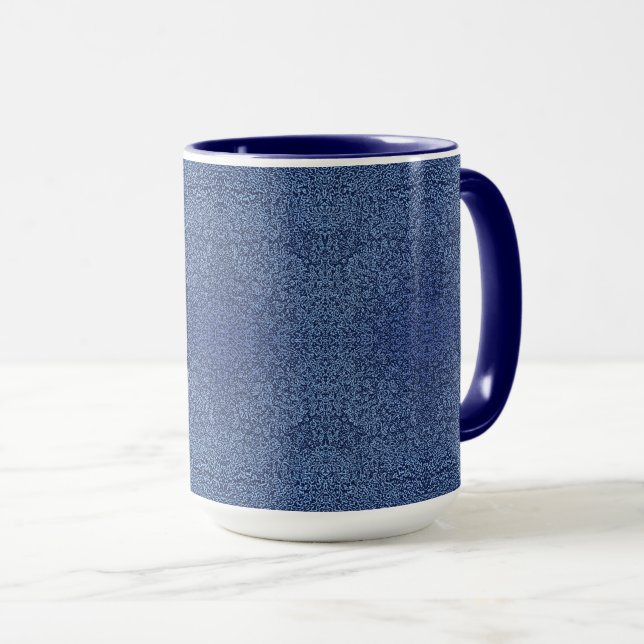 Botanical Pattern in Blue 2 Mugg (Framsida höger)