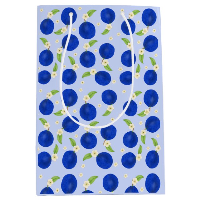 Botanical Plums Collection Blue (Framsidan)