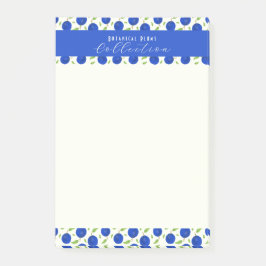 Botanical Plums Collection Ivory Post-it Block