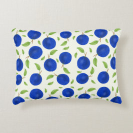 Botanical Plums Collection Ivory Prydnadskudde