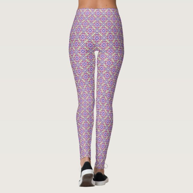 Botanical Pop - Berry Leggings (Baksida)