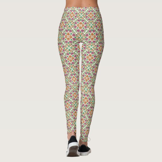 Botanical Pop - Forest Leggings (Baksida)