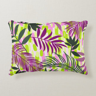 Botanical seamless pattern mixed with geometric sh prydnadskudde