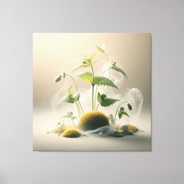 Botanical Sphere Composition Canvastryck (Framsida)