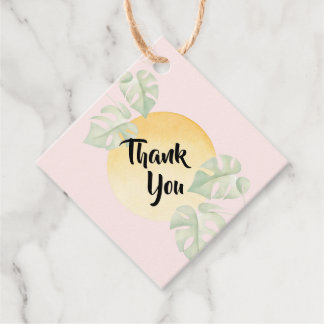 Botanical Thank You Tags | Gift Tag Gåvor Etiketter
