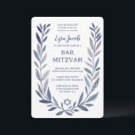 Botanical Watercolor Star of David Bar Bat Mitzvah Inbjudningar<br><div class="desc">Perfect card to announce a bat mitzvah, bar mitzvah or other Jewish celebration! Hand drawn delicate leaf trame art for you! FULLY CUSTOMIZABLE! Click on “Personalize” above to edit the text. Click "edit using design tool" to adjust the fonts, colors and placements and to add text to the back side...</div>
