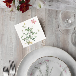 Botanical Wedding Cocktail Napkin Pappersservett