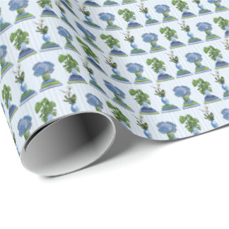 Botanicals and Books Wrapping Paper Presentpapper