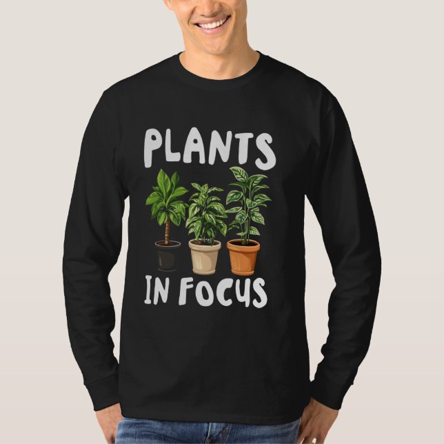Botanik Växter I Fokus Botanisk Trädgårdsskötsel T Shirt (Framsida)