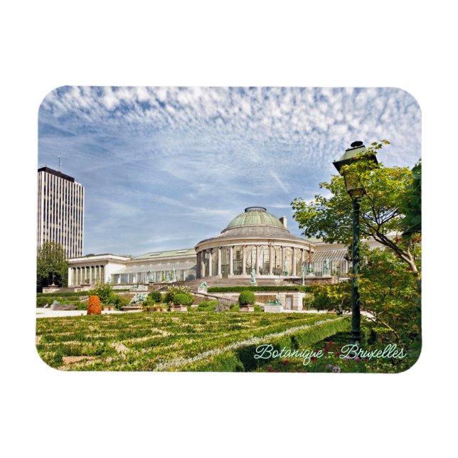 Botanique park i Bryssel Magnet (Horisontell)
