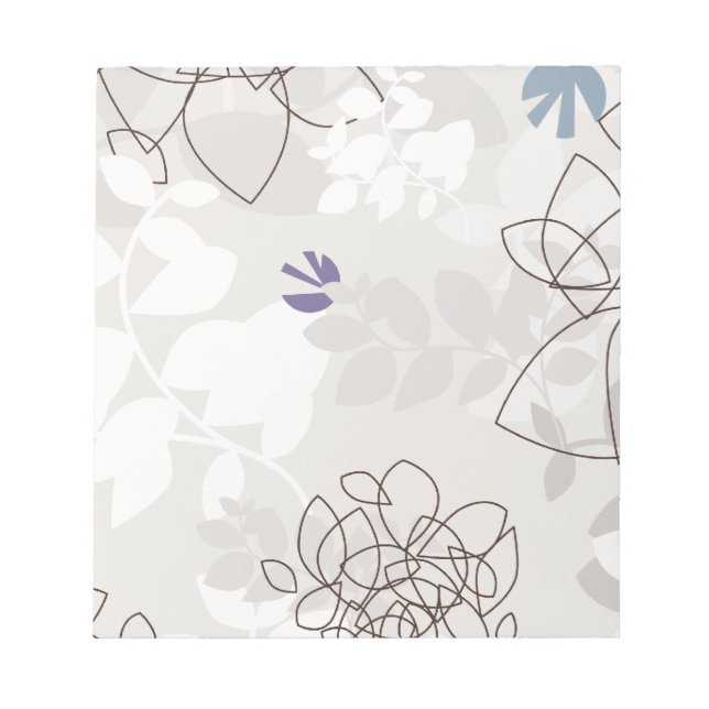 Botanisk Abstrakt Anteckningsblock (Framsida)