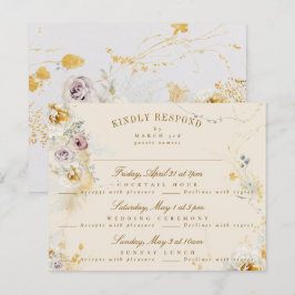 botanisk andningsromantisk bröllop boho OSA kort