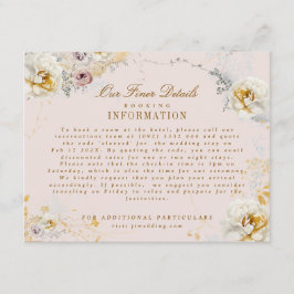 botanisk andningsromantisk bröllop boho tilläggskort