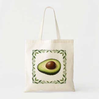 Botanisk Avokado Tygkasse