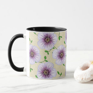 Botanisk blåttblomma för söt sommar mugg