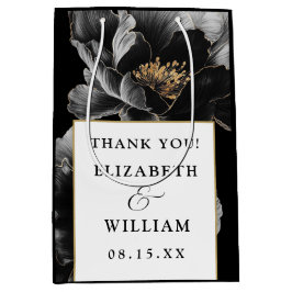 Botanisk Blommig Elegant Modern Bröllops Tacksamh