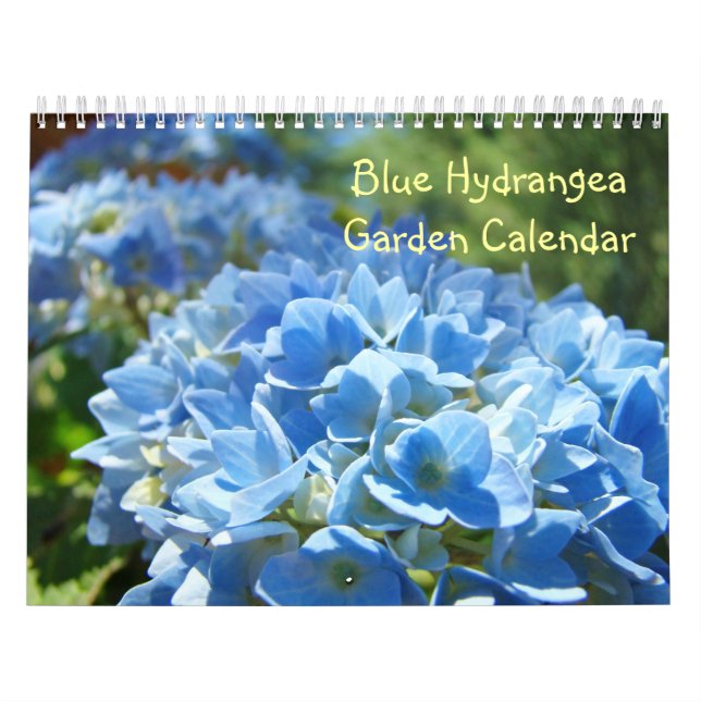 Botanisk blommigt för kalender för blåttvanlig (Omslag)