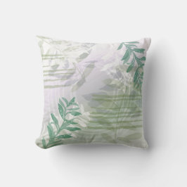 botanisk Blommigt för trendigets moderna Abstrakt Kudde