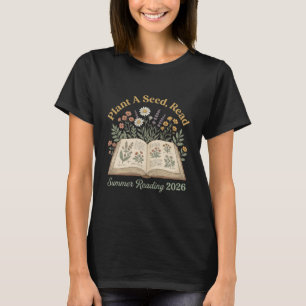 Botanisk Bokälskare Cottagecore Vildblomma Sommar T Shirt