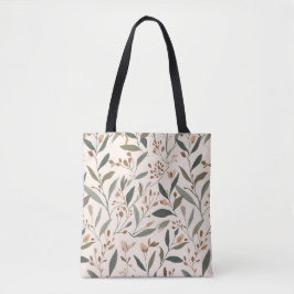 Botanisk Canvas Tygkasse