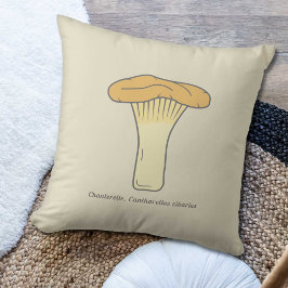 Botanisk Chanterelle Mushroom Pillow Kudde