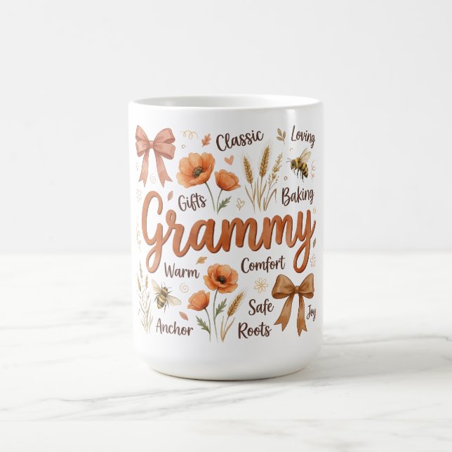 Botanisk Coquette Mors dag/Grammy Kaffemugg (Center)