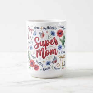 Botanisk Coquette Mors dag/Super Mamma Kaffemugg