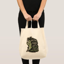 Botanisk estetisk grön broderad handväska