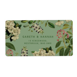 BOTANISK ETIKETT FRAKTSEDEL