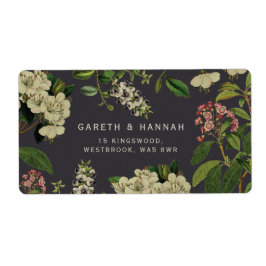 BOTANISK ETIKETT-GRÅTT FRAKTSEDEL