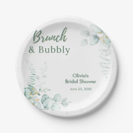 Botanisk Eukalyptus Brunch & Bubbly Bröllopsfest