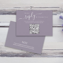 Botanisk Foliage Lavender Wisteria QR OSA Tilläggskort