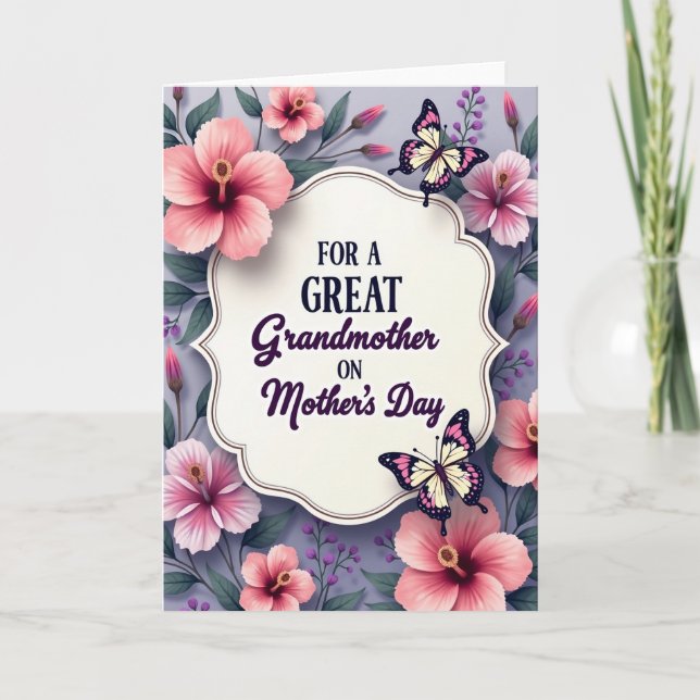 Botanisk Fuchsia Tacks-kort Kort (Framsida)