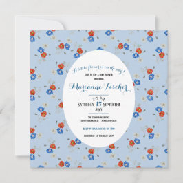 Botanisk grandmillennial Baby Shower-inbjudan
