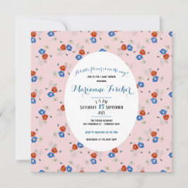 Botanisk grandmillennial Baby Shower-inbjudan