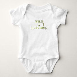 Botanisk gräshoppa Wild & Precious Baby Shower  T Shirt