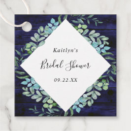 Botanisk grönska Eukalyptus Bröllopsdusch Gåvor Etiketter