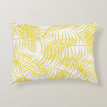 Botanisk Gult och Vita Handflatan Löv