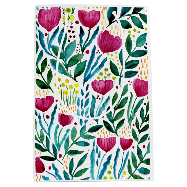 Botanisk illustration av blommigten (Framsidan)