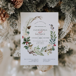 Botanisk jul | HELGDAG BRÖLLOP Inbjudningar